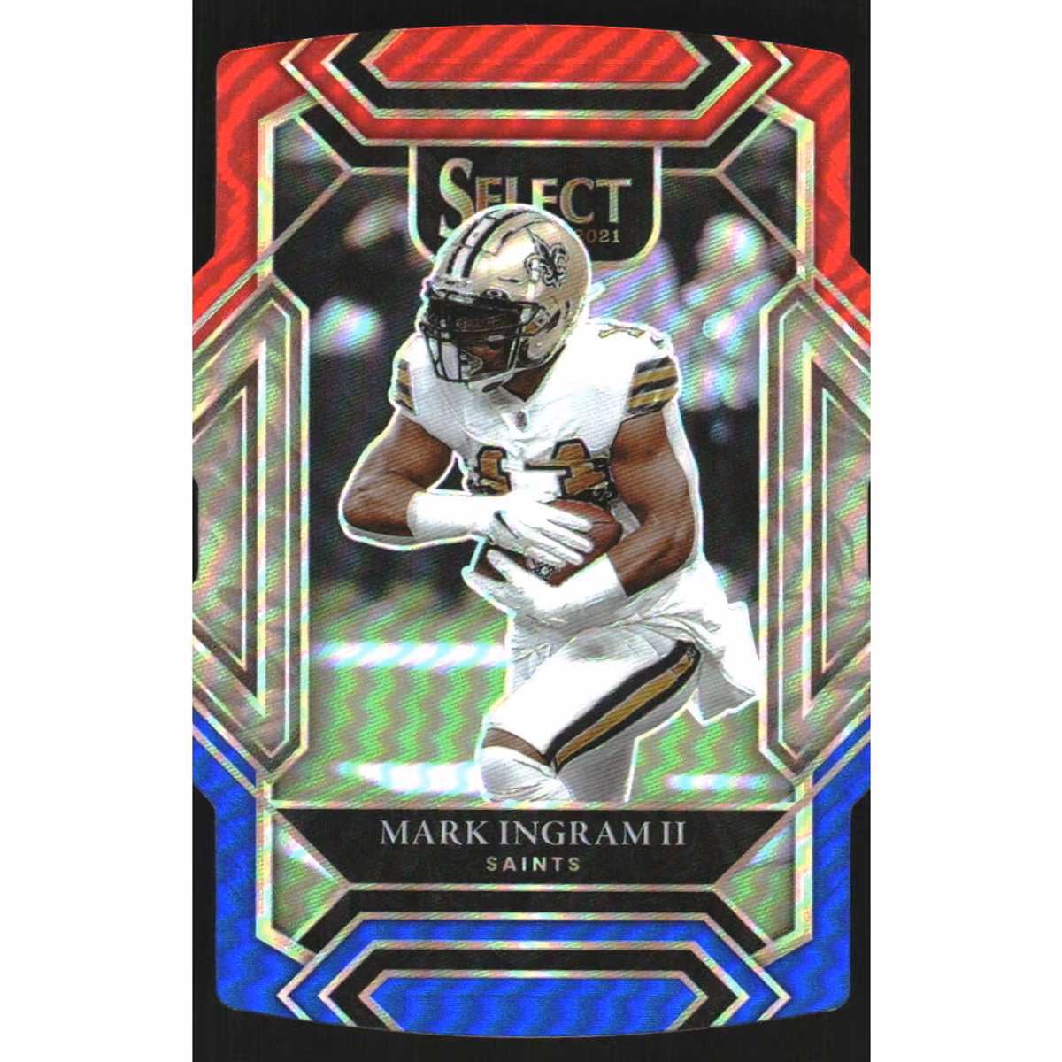 2021 Select Prizm Red and Blue Die Cut #215 Mark Ingram II 3 2021 Select Prizm Red and Blue Die Cut #215 Mark Ingram II