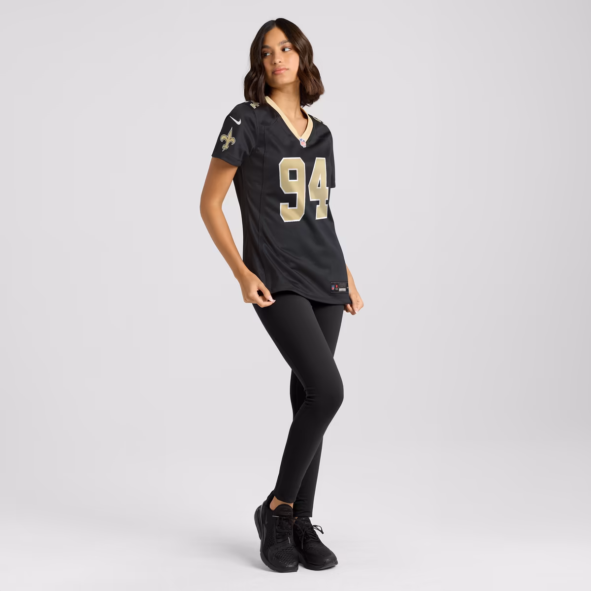 Women's Nike Cameron Jordan Black New Orleans Saints Team Game Jersey 5 Women's Nike Cameron Jordan Black New Orleans Saints Team Game Jersey