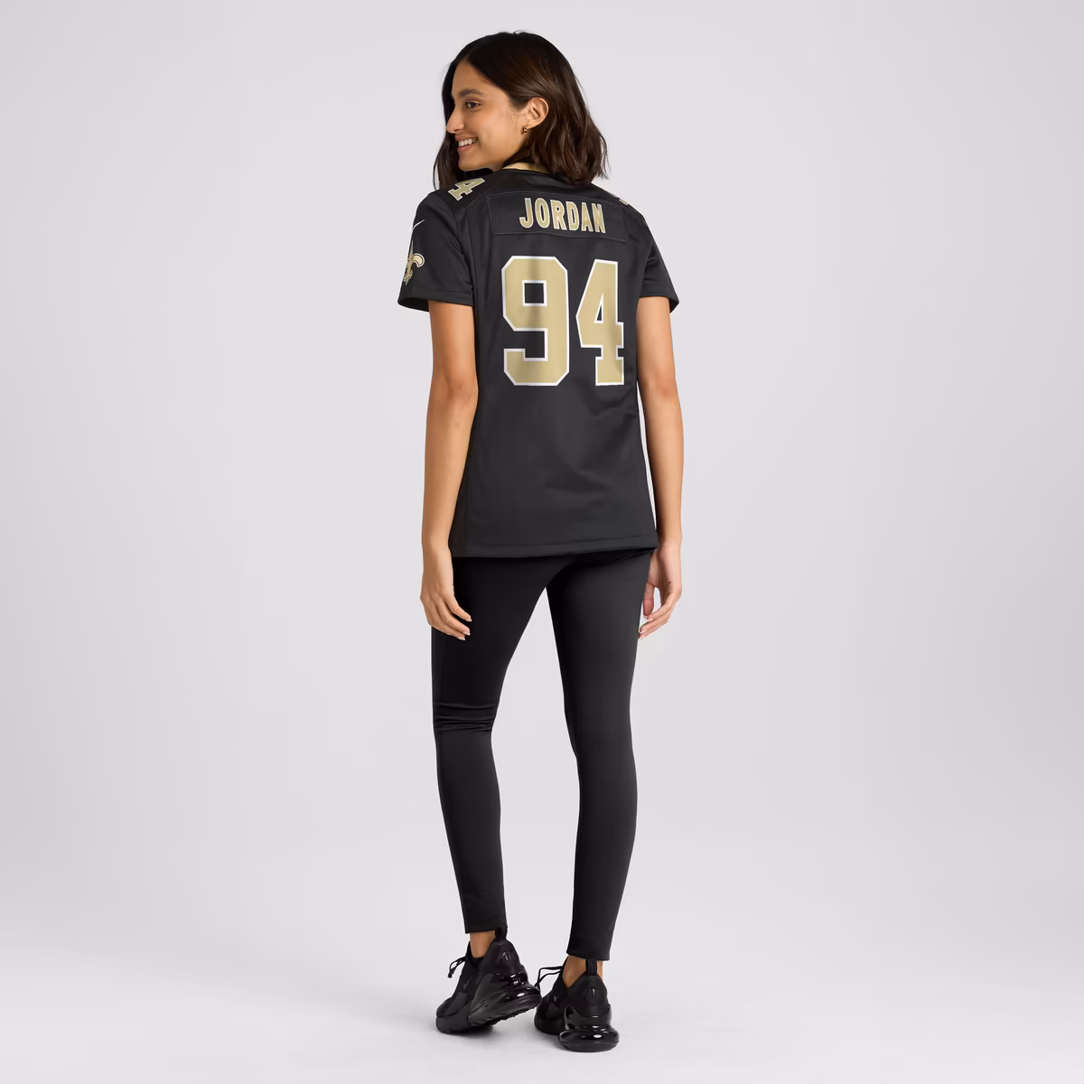 Women's Nike Cameron Jordan Black New Orleans Saints Team Game Jersey 6 Women's Nike Cameron Jordan Black New Orleans Saints Team Game Jersey