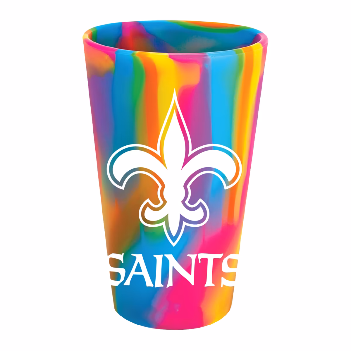 WinCraft New Orleans Saints 16oz. Fashion Silicone Pint Glass
