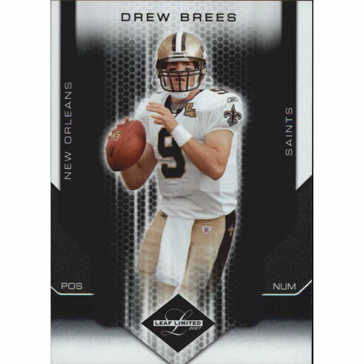 2007 Leaf Limited #62 Drew Brees 9 2007 Leaf Limited #62 Drew Brees
