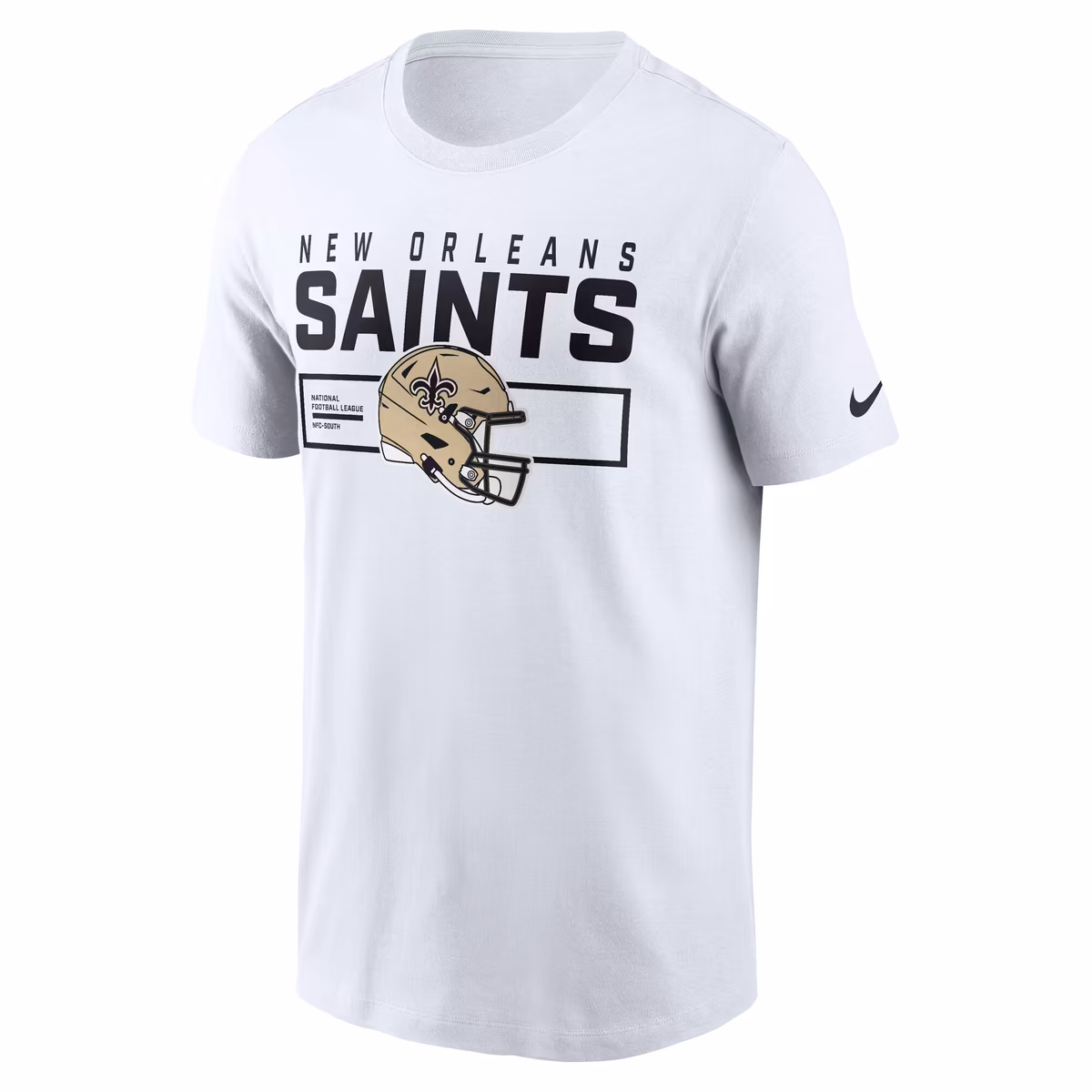 Men's Nike White New Orleans Saints Primetime Helmet Essential T-Shirt 3 Men's Nike White New Orleans Saints Primetime Helmet Essential T-Shirt