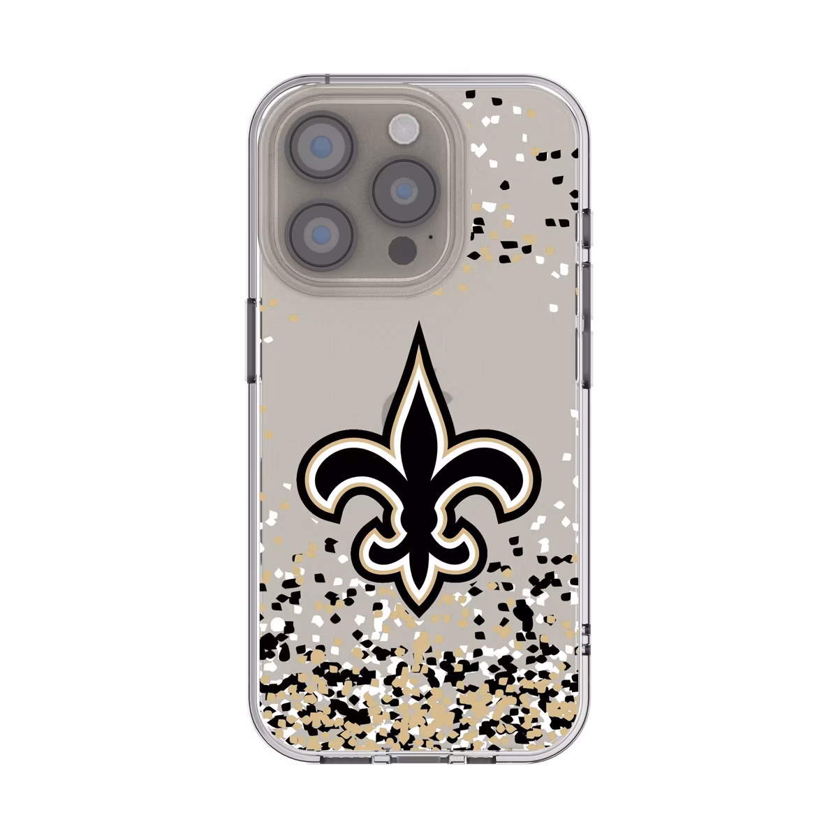 New Orleans Saints iPhone Clear Case with Confetti Design 6 New Orleans Saints iPhone Clear Case with Confetti Design