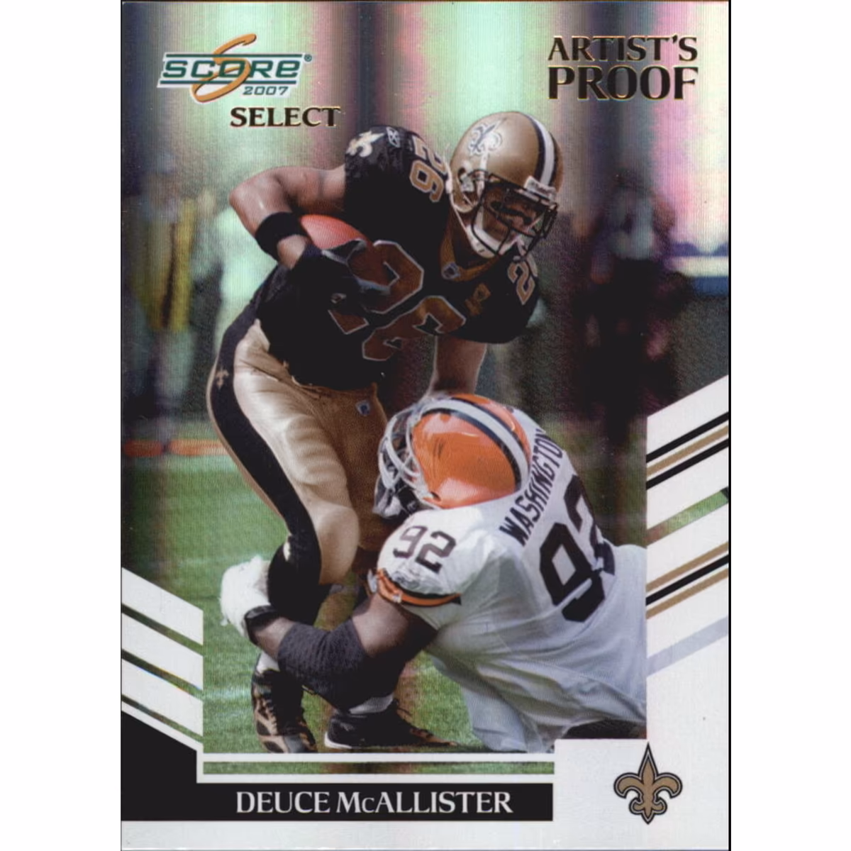 2007 Select Artist's Proof #88 Deuce McAllister
