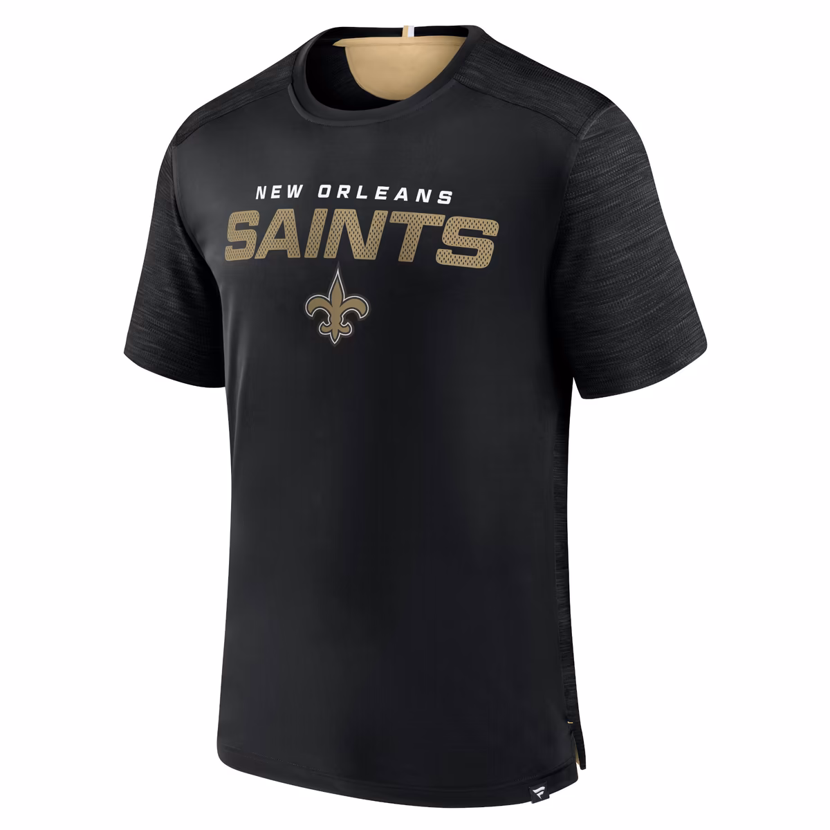 Men's Fanatics Black New Orleans Saints Defender Evo T-Shirt 3 Men's Fanatics Black New Orleans Saints Defender Evo T-Shirt