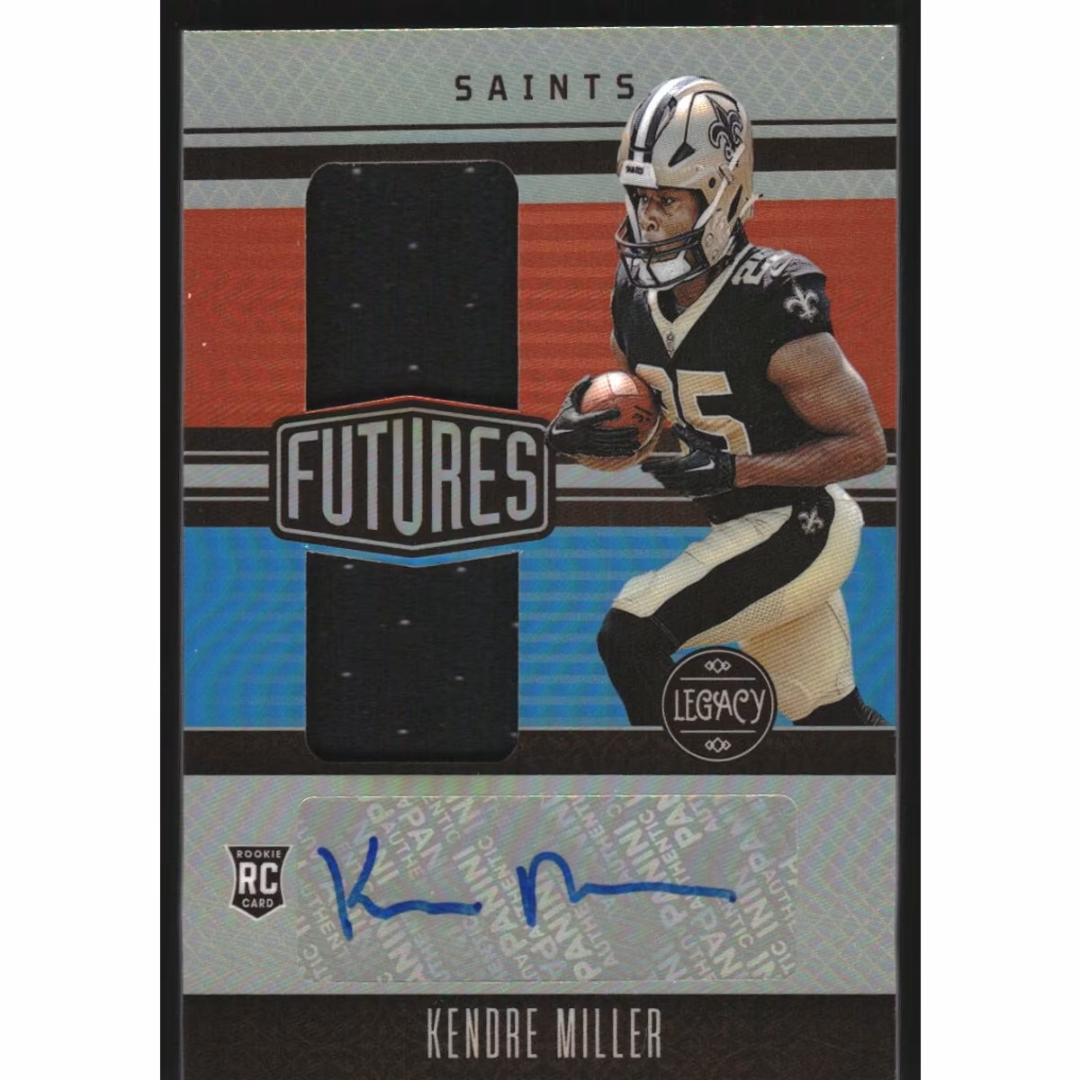2023 Panini Legacy Futures Dual Patch Autographs #22 Kendre Miller