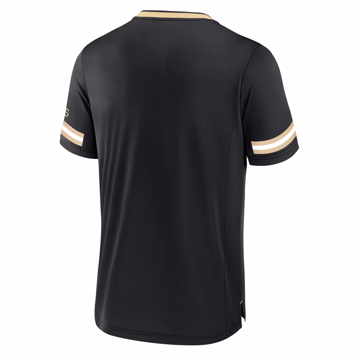 Men's Fanatics Black New Orleans Saints Stripe Stacking T-Shirt 4 Men's Fanatics Black New Orleans Saints Stripe Stacking T-Shirt