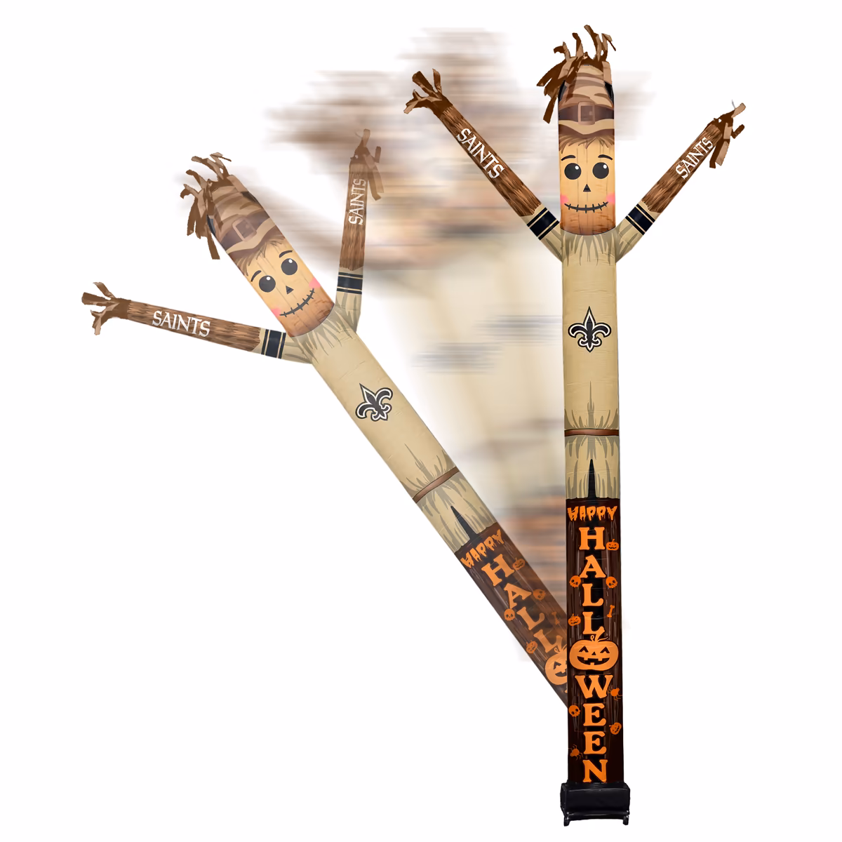 New Orleans Saints Halloween Scarecrow Inflatable Crazy Sports Fan