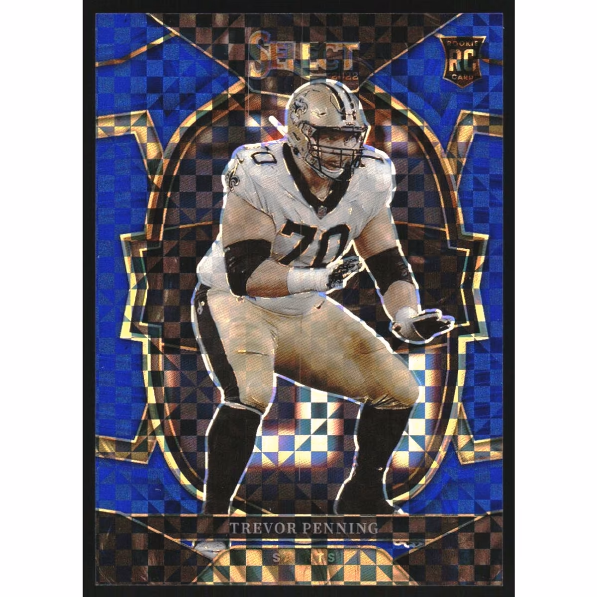 2022 Select Prizm Blue #29 Trevor Penning 6 2022 Select Prizm Blue #29 Trevor Penning