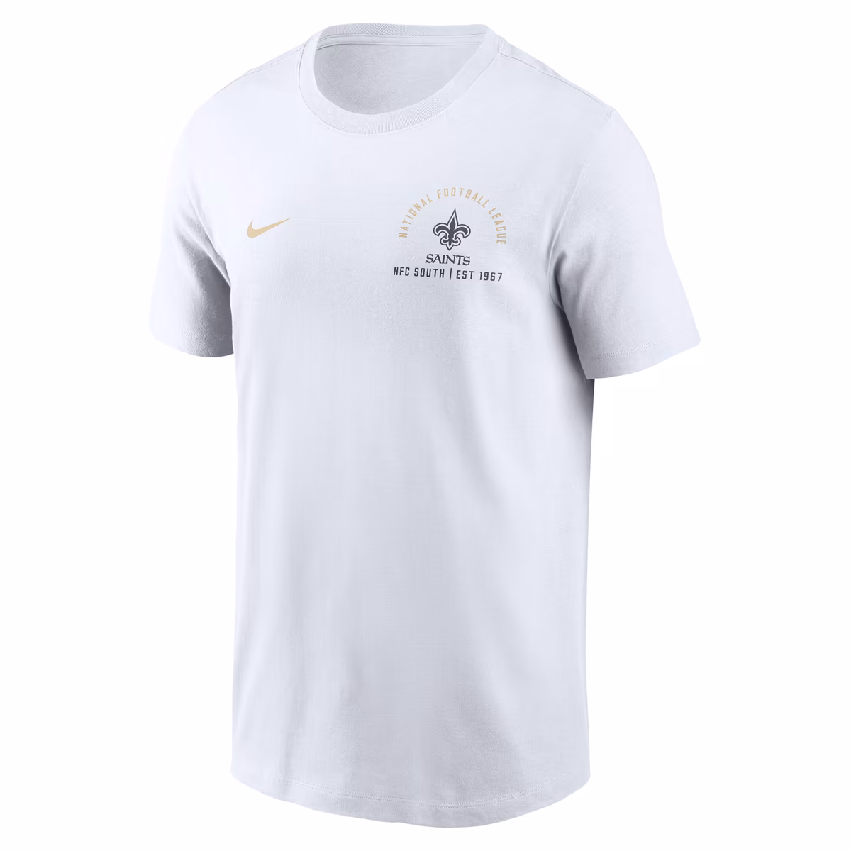 Men's Nike White New Orleans Saints Split Logo T-Shirt 3 Men's Nike White New Orleans Saints Split Logo T-Shirt
