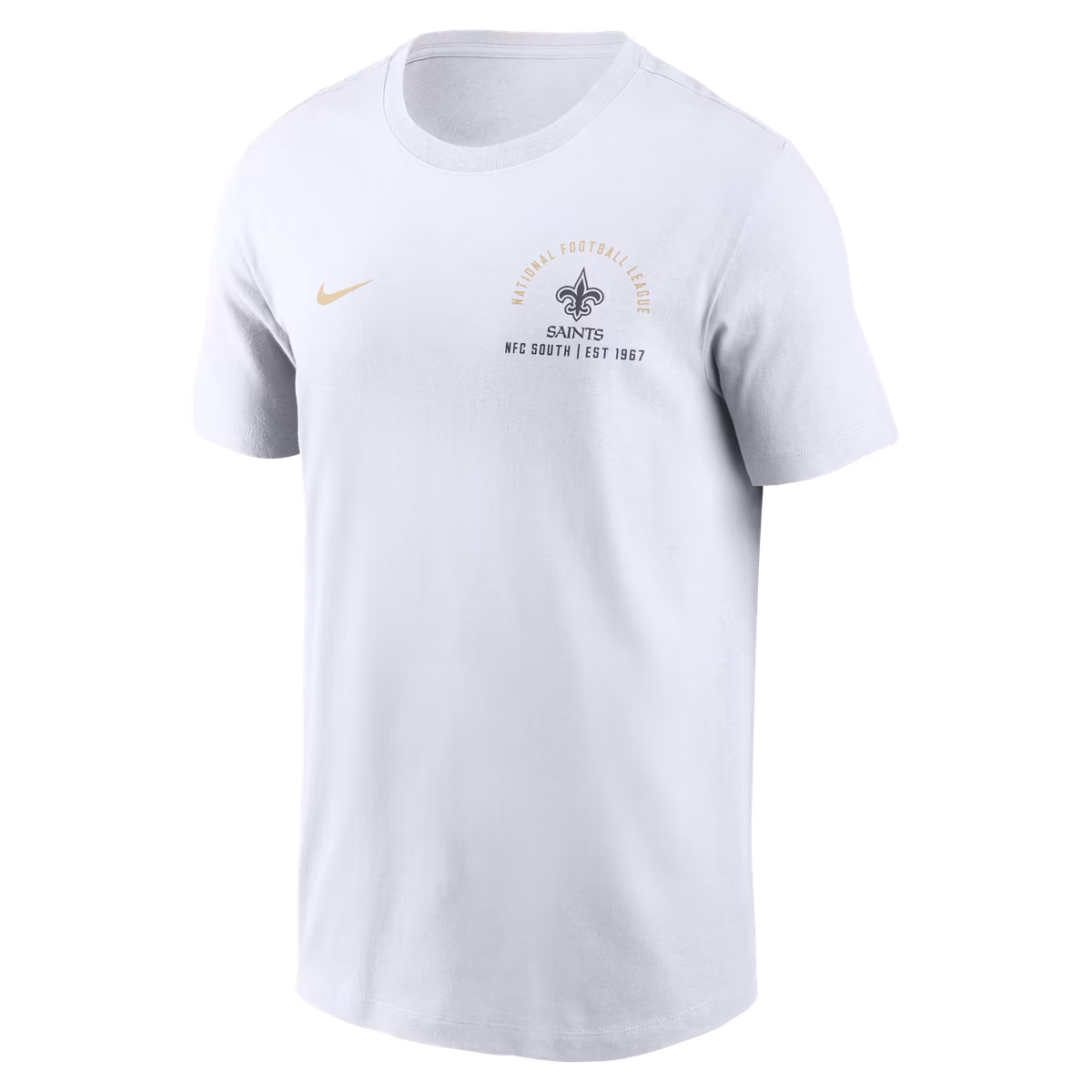 Men's Nike White New Orleans Saints Split Logo T-Shirt 5 Men's Nike White New Orleans Saints Split Logo T-Shirt
