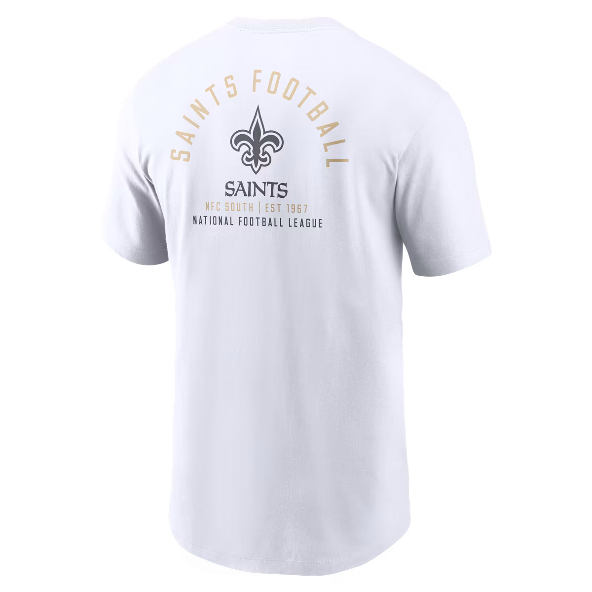 Men's Nike White New Orleans Saints Split Logo T-Shirt 6 Men's Nike White New Orleans Saints Split Logo T-Shirt