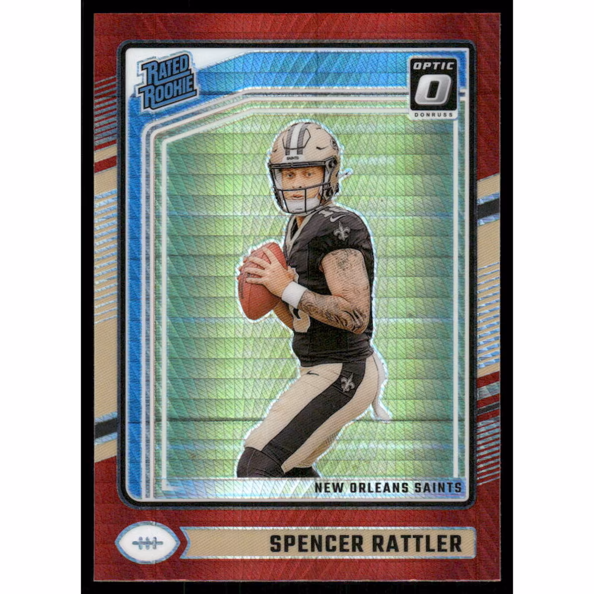 2024 Donruss Optic Red Hyper #289 Spencer Rattler RR 12 2024 Donruss Optic Red Hyper #289 Spencer Rattler RR