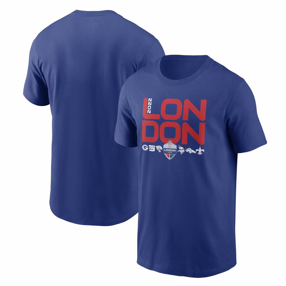 Men's Nike Royal NFL Essential London Games T-Shirt 6 Men's Nike Royal NFL Essential London Games T-Shirt