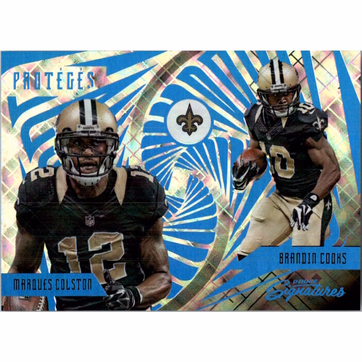 2016 Prime Signatures Proteges Cosmic #12 Marques Colston/Brandin Cooks