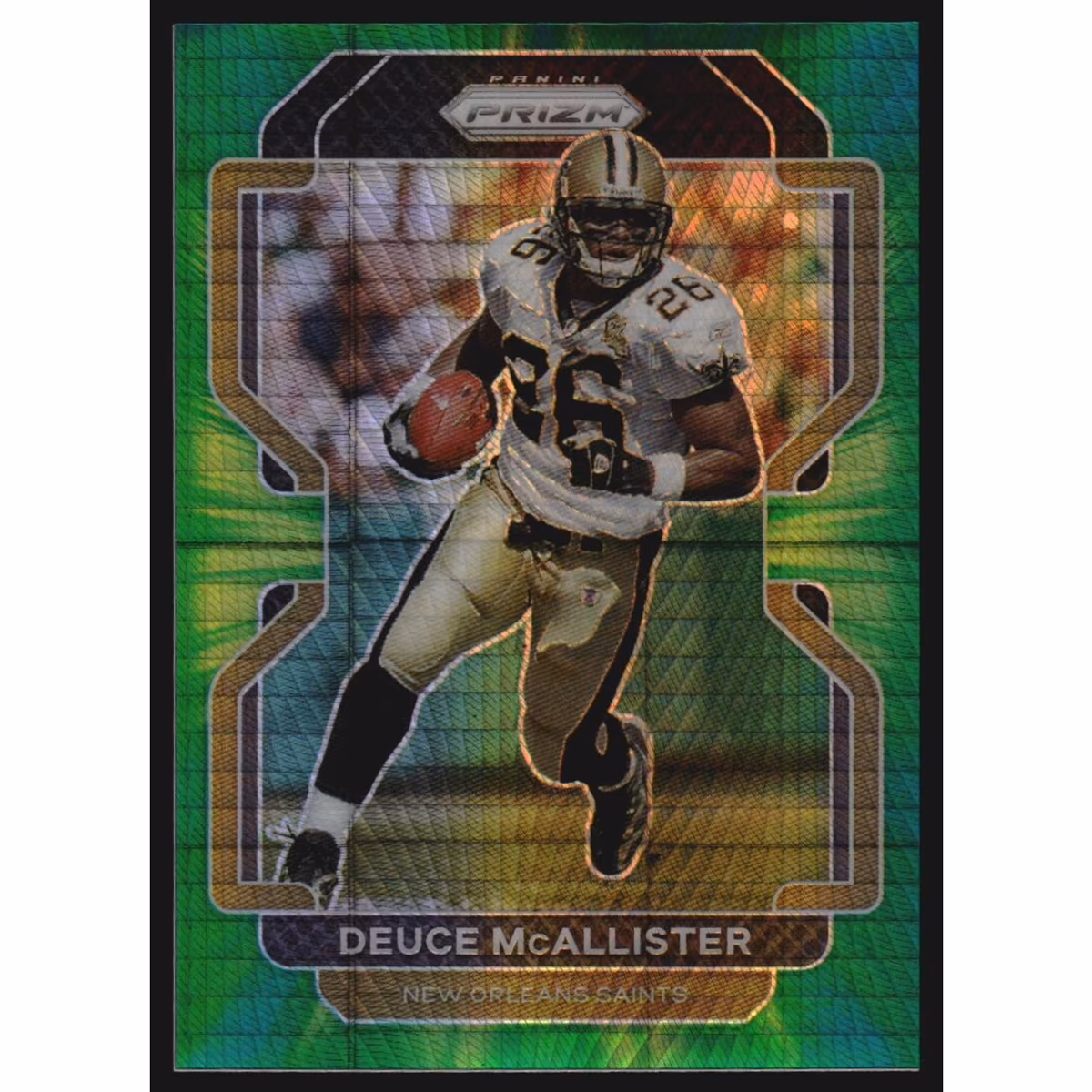 2021 Panini Prizm Prizms Hyper #307 Deuce McAllister