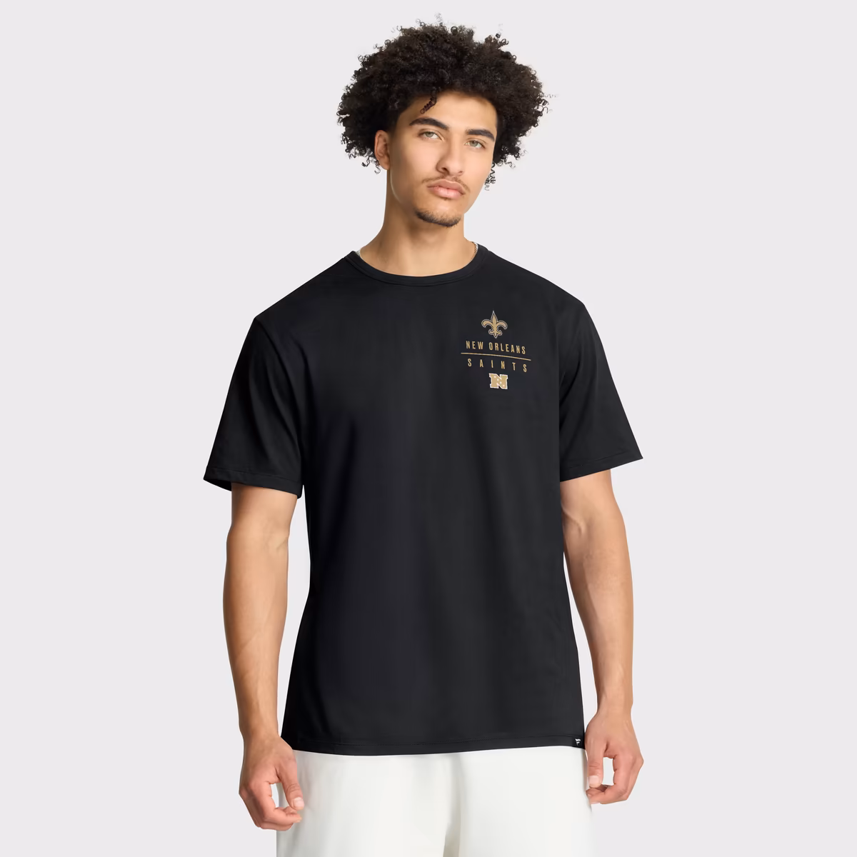 Men's Fanatics Black New Orleans Saints Passing Pocket Legacy T-Shirt 8 Men's Fanatics Black New Orleans Saints Passing Pocket Legacy T-Shirt
