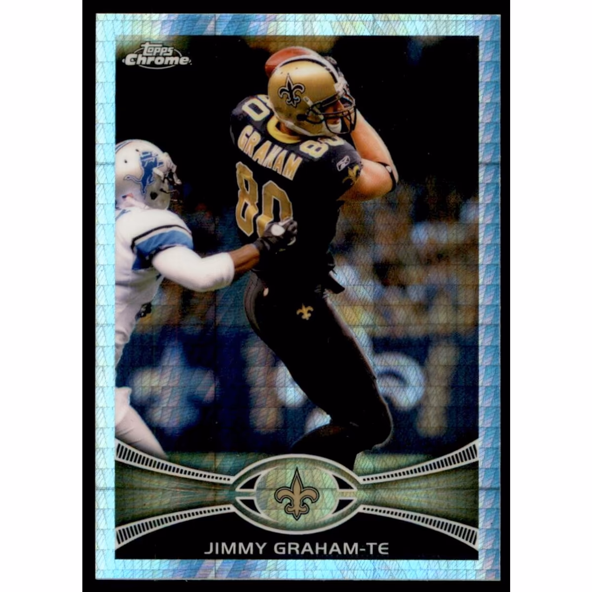 2012 Topps Chrome Prism Refractors #73 Jimmy Graham 12 2012 Topps Chrome Prism Refractors #73 Jimmy Graham