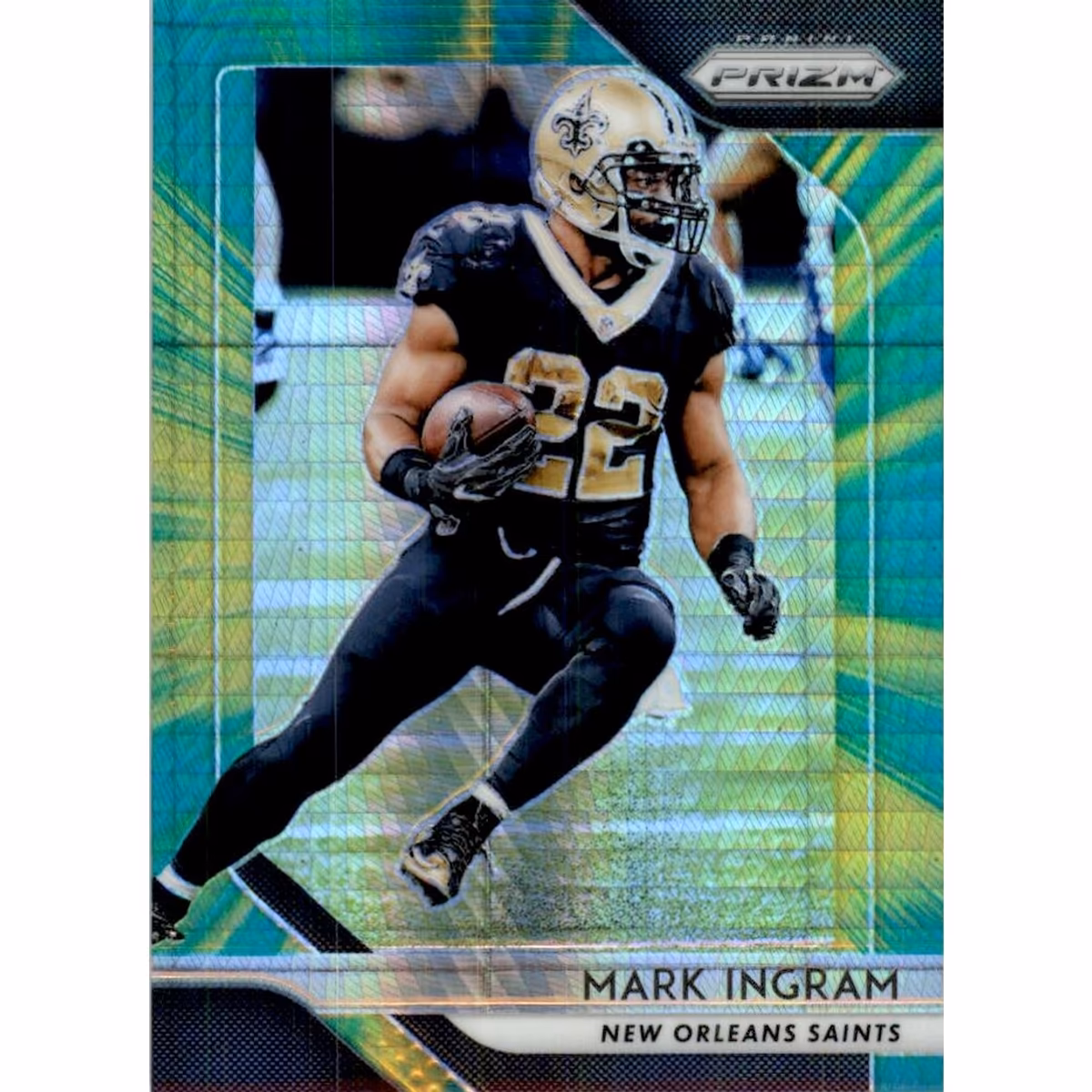 2018 Panini Prizm Prizms Hyper #66 Mark Ingram