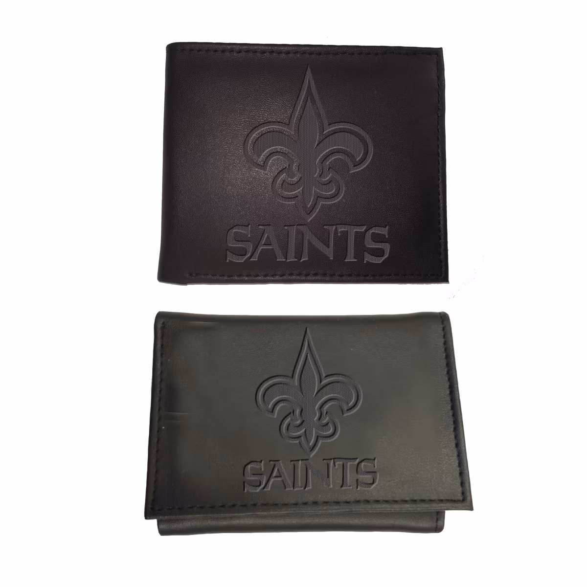 New Orleans Saints Bifold & Trifold Wallet Two-Piece Set 2 New Orleans Saints Bifold & Trifold Wallet Two-Piece Set