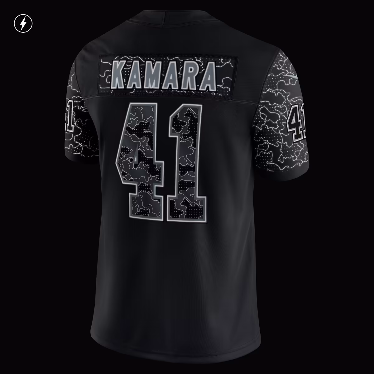Men's Nike Alvin Kamara Black New Orleans Saints RFLCTV Limited Jersey 7 Men's Nike Alvin Kamara Black New Orleans Saints RFLCTV Limited Jersey