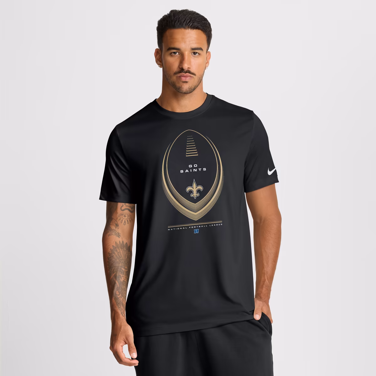 Men's Nike Black New Orleans Saints Legend Icon Dri-FIT T-Shirt