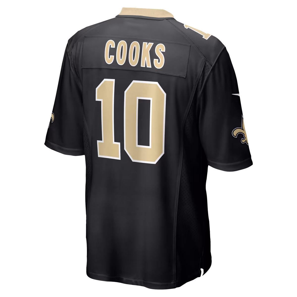 Men's Nike Brandin Cooks Black New Orleans Saints Team Game Jersey 4 Men's Nike Brandin Cooks Black New Orleans Saints Team Game Jersey