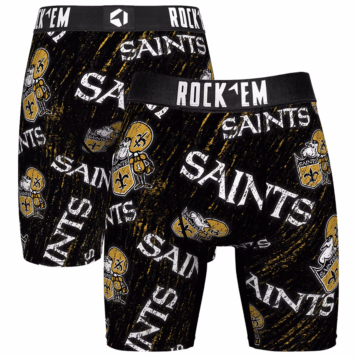 Unisex Rock Em Black New Orleans Saints Throwback Logo Allover Boxer Briefs 18 Unisex Rock Em Black New Orleans Saints Throwback Logo Allover Boxer Briefs