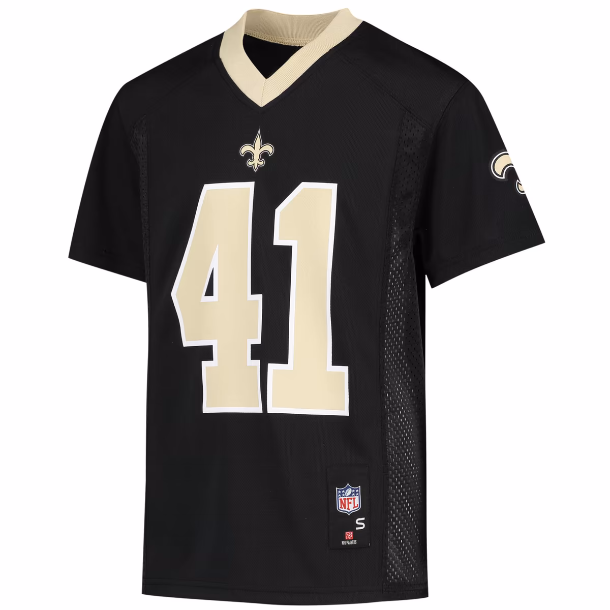 Youth Alvin Kamara Black New Orleans Saints Replica Jersey 3 Youth Alvin Kamara Black New Orleans Saints Replica Jersey