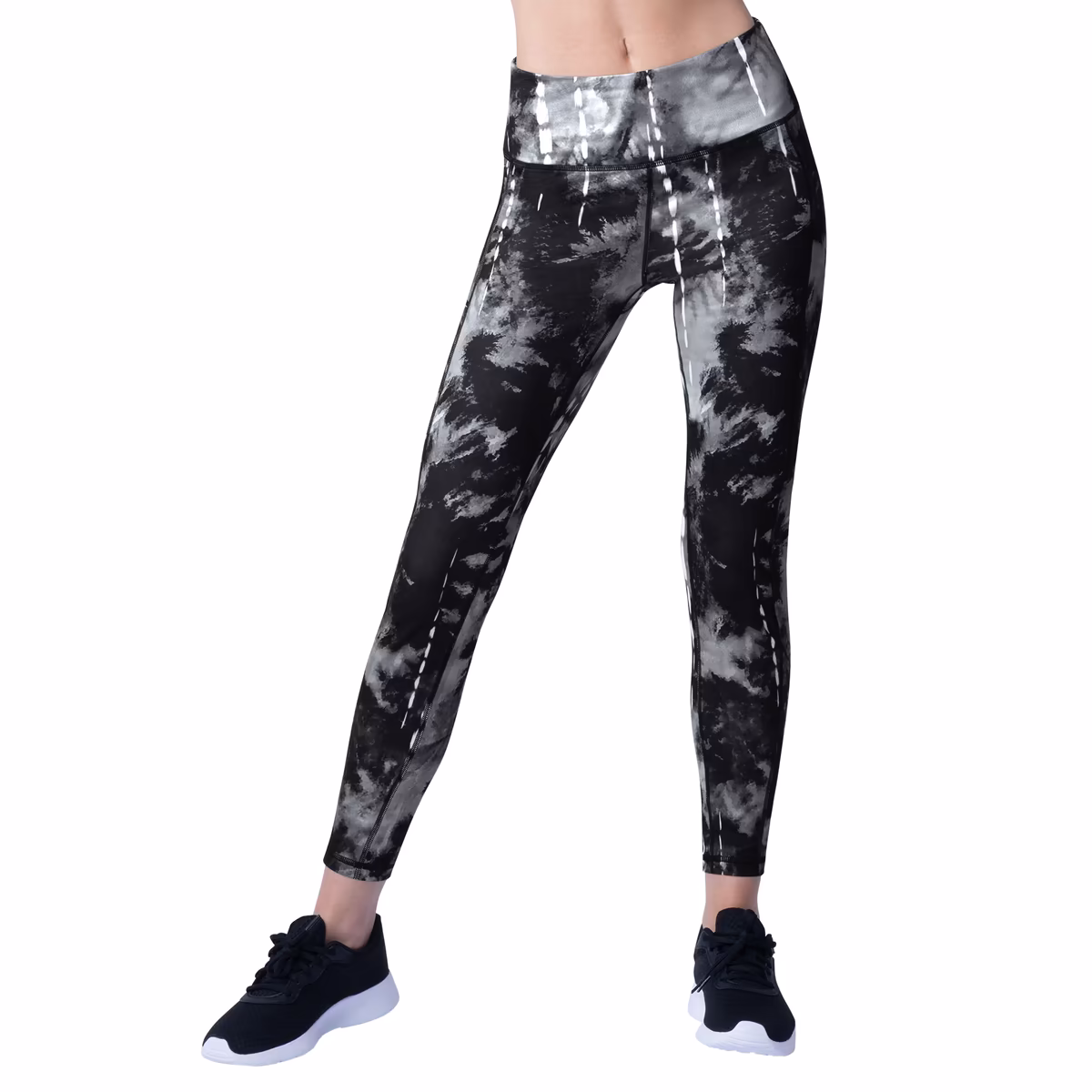 Women's MSX by Michael Strahan Black New Orleans Saints Serena Tie-Dye Leggings 4 Women's MSX by Michael Strahan Black New Orleans Saints Serena Tie-Dye Leggings
