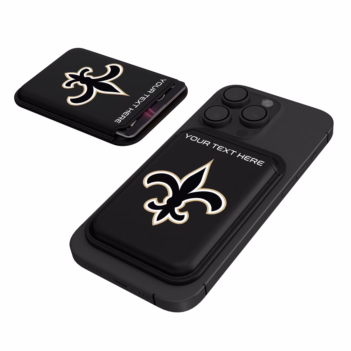 Keyscaper New Orleans Saints Personalized Insignia Magnetic Credit Card Wallet 7 Keyscaper New Orleans Saints Personalized Insignia Magnetic Credit Card Wallet