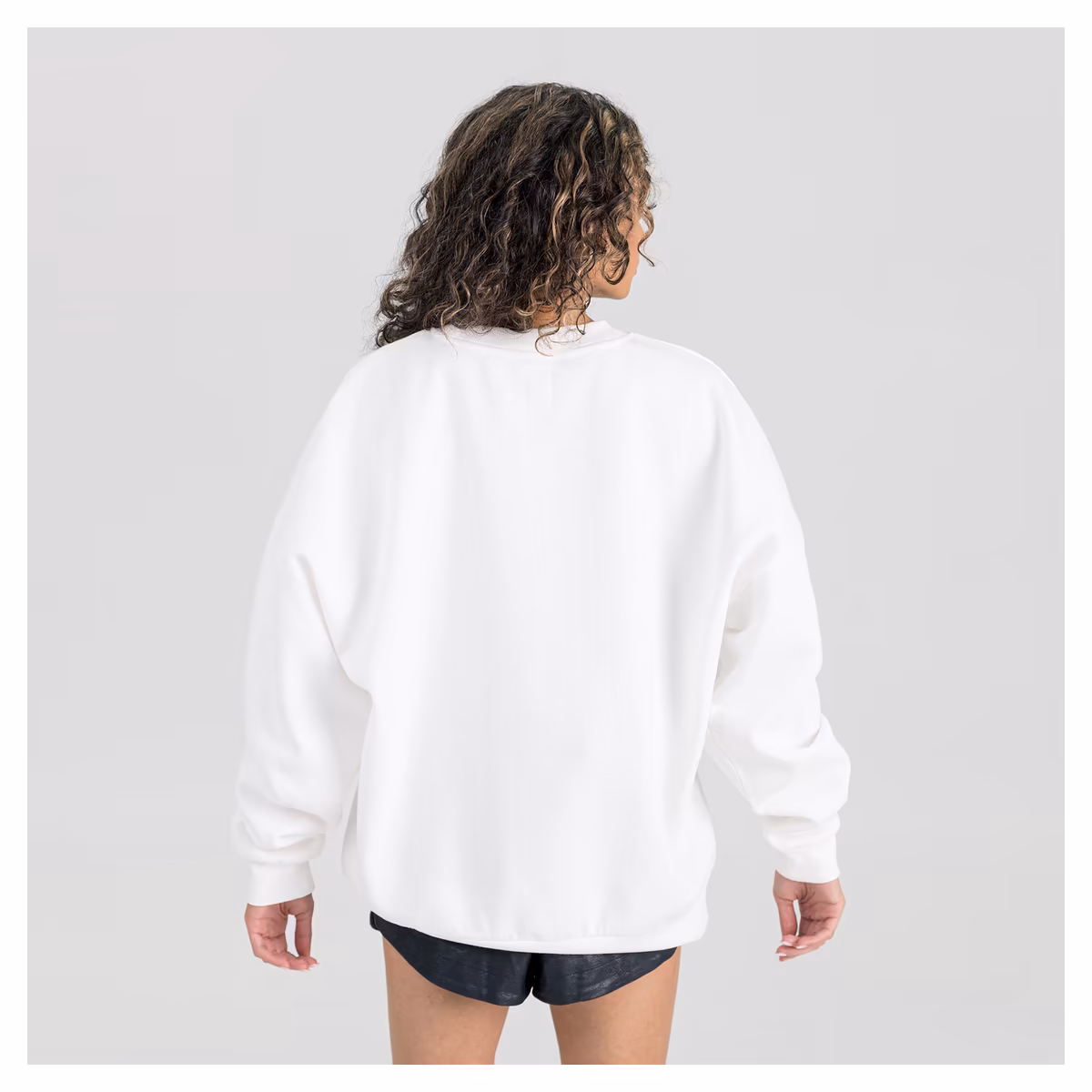 Women's Gameday Couture White New Orleans Saints Swift Strike Premium Oversized Fleece Pullover Sweatshirt 3 Women's Gameday Couture White New Orleans Saints Swift Strike Premium Oversized Fleece Pullover Sweatshirt