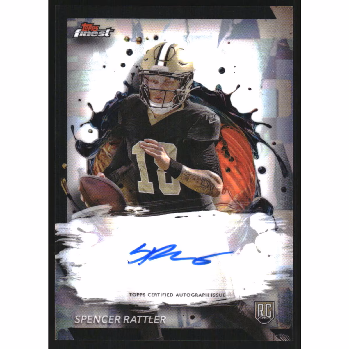 2024 Finest Rookie Autographs Refractors #RFASR Spencer Rattler