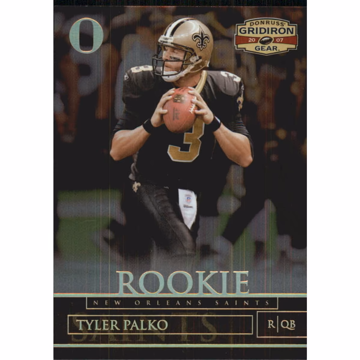 2007 Donruss Gridiron Gear Gold Holofoil O's #196 Tyler Palko 11 2007 Donruss Gridiron Gear Gold Holofoil O's #196 Tyler Palko