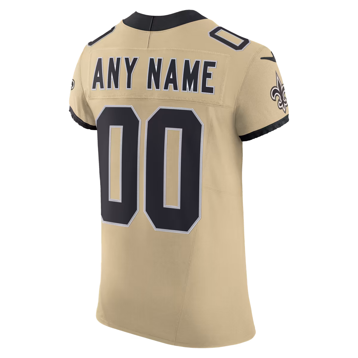 Men's Nike Gold New Orleans Saints Alternate Vapor F.U.S.E. Elite Custom Jersey 4 Men's Nike Gold New Orleans Saints Alternate Vapor F.U.S.E. Elite Custom Jersey