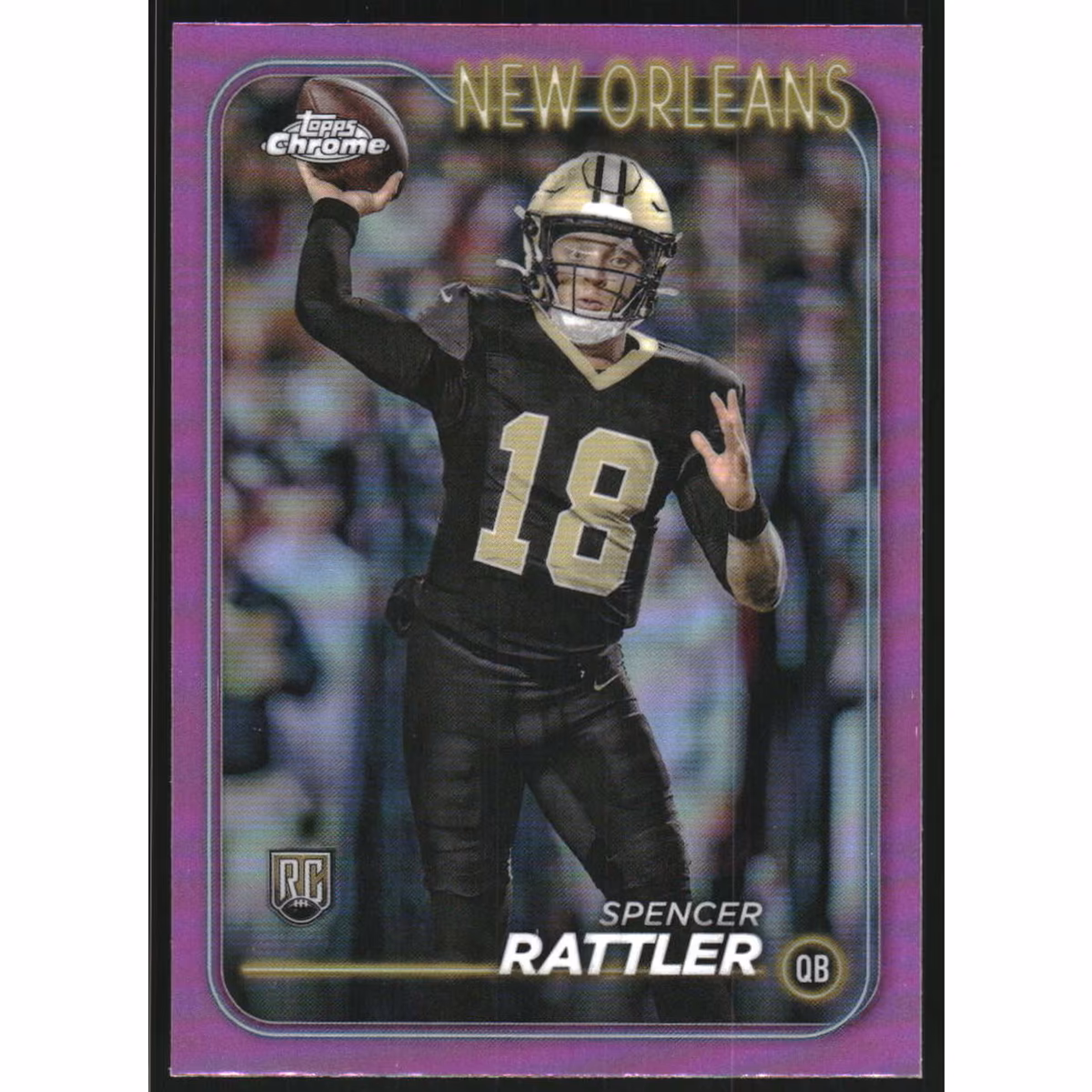2024 Topps Chrome Pink Refractors #213 Spencer Rattler