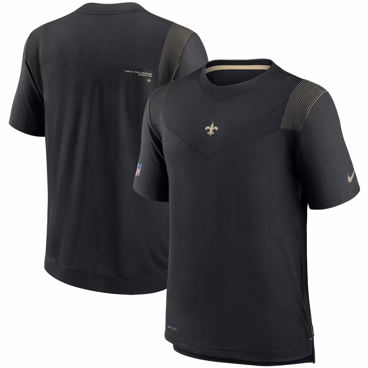 Men's Nike Black New Orleans Saints Sideline Player UV Performance T-Shirt 9 Men's Nike Black New Orleans Saints Sideline Player UV Performance T-Shirt