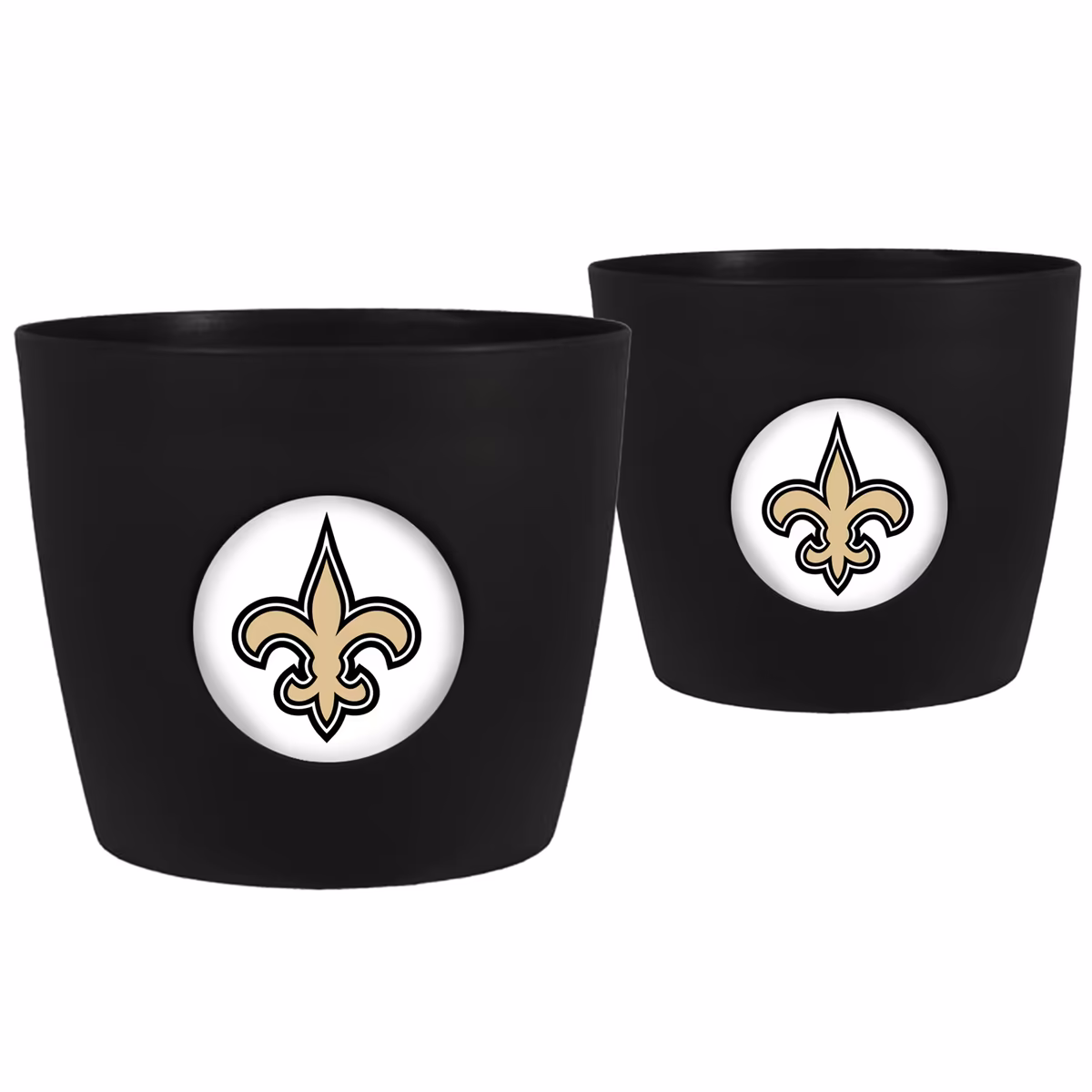 New Orleans Saints Two-Pack Button Pot Set 14 New Orleans Saints Two-Pack Button Pot Set