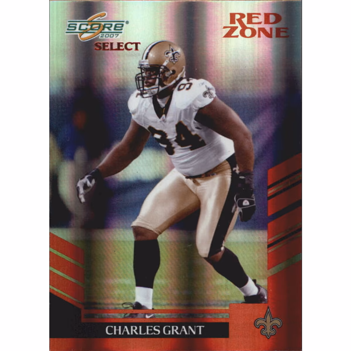 2007 Select Red Zone #93 Charles Grant
