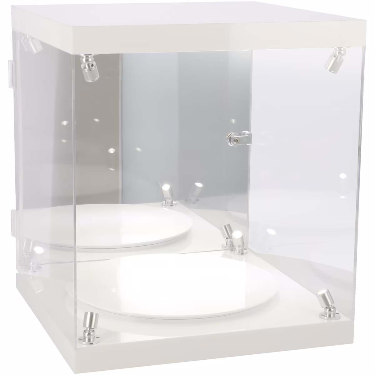 Premium Rotating LED Light Football Display Case 3 Premium Rotating LED Light Football Display Case