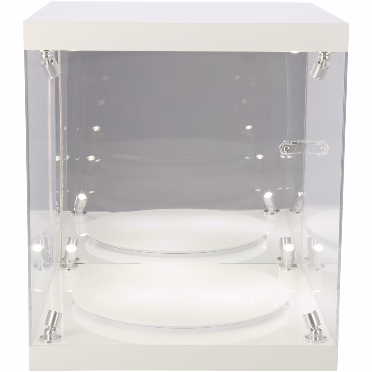 Premium Rotating LED Light Football Display Case 4 Premium Rotating LED Light Football Display Case