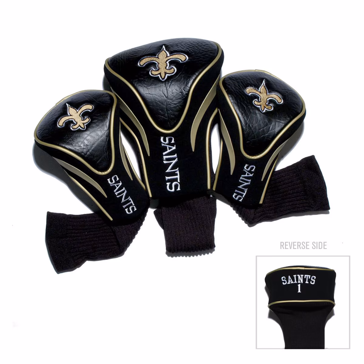 New Orleans Saints 3-Pack Contour Headcover Set