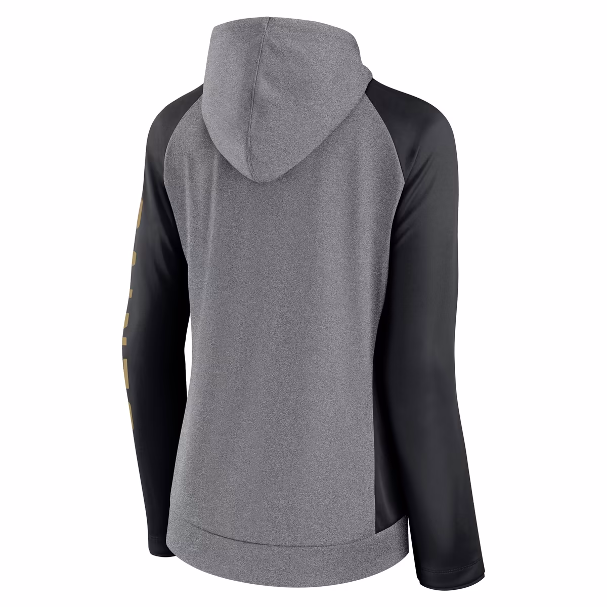 Women's Fanatics Heather Gray/College Black New Orleans Saints Blind Side Lightweight Full-Zip Hoodie 4 Women's Fanatics Heather Gray/College Black New Orleans Saints Blind Side Lightweight Full-Zip Hoodie