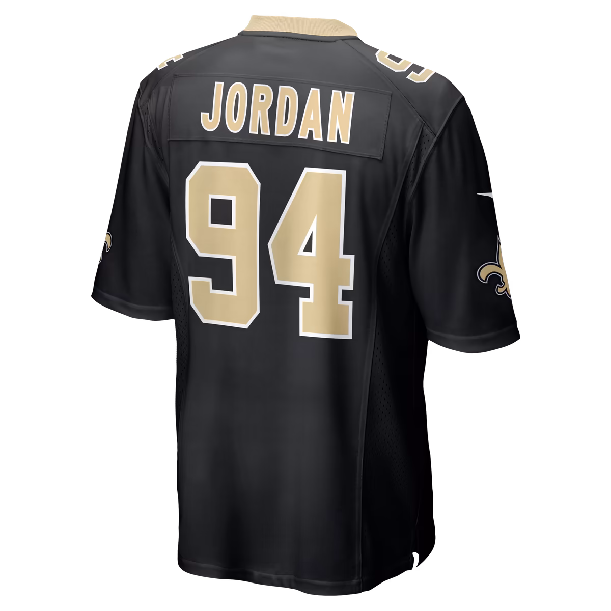 Men's Nike Cameron Jordan Black New Orleans Saints Game Jersey 4 Men's Nike Cameron Jordan Black New Orleans Saints Game Jersey