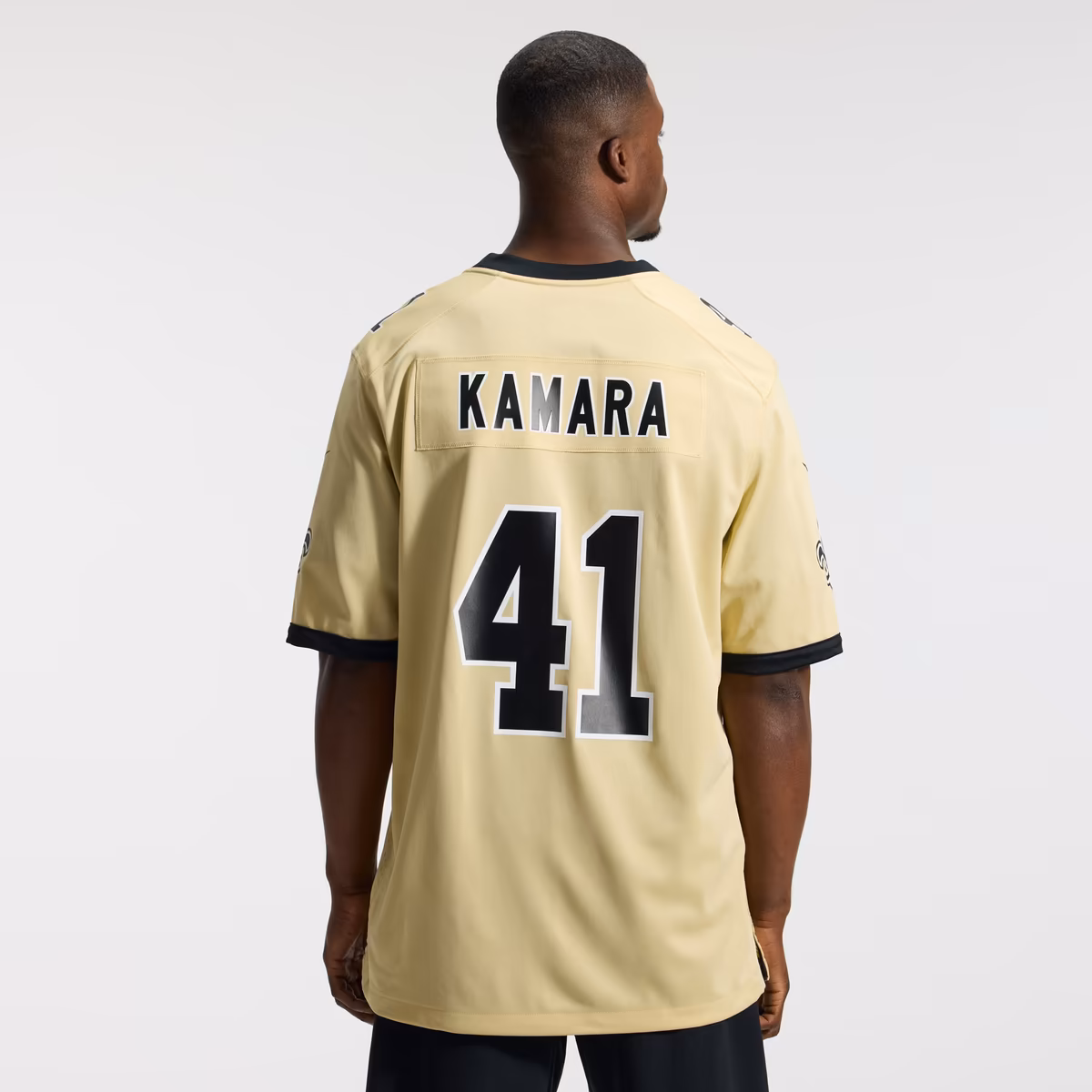 Men's Nike Alvin Kamara Gold New Orleans Saints Gameday Golds Alternate Game Player Jersey 4 Men's Nike Alvin Kamara Gold New Orleans Saints Gameday Golds Alternate Game Player Jersey