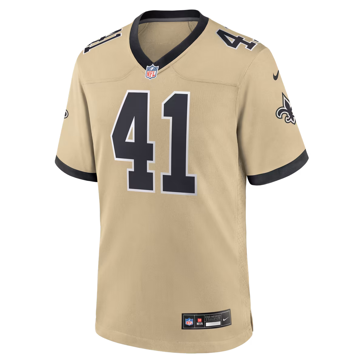Men's Nike Alvin Kamara Gold New Orleans Saints Gameday Golds Alternate Game Player Jersey 7 Men's Nike Alvin Kamara Gold New Orleans Saints Gameday Golds Alternate Game Player Jersey