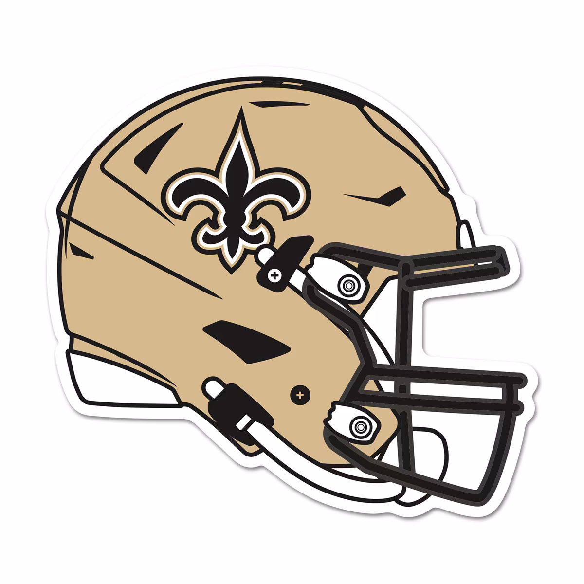 WinCraft New Orleans Saints 14" Helmet Wood Sign 9 WinCraft New Orleans Saints 14" Helmet Wood Sign