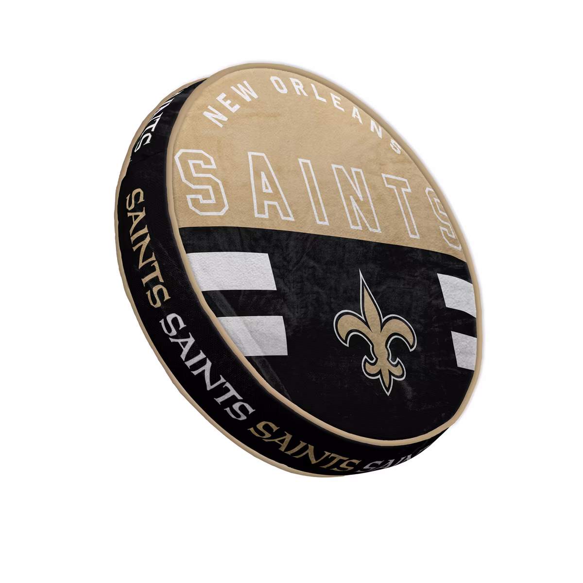 Pegasus New Orleans Saints 15" Circle Plushlete Pillow 1 Pegasus New Orleans Saints 15" Circle Plushlete Pillow