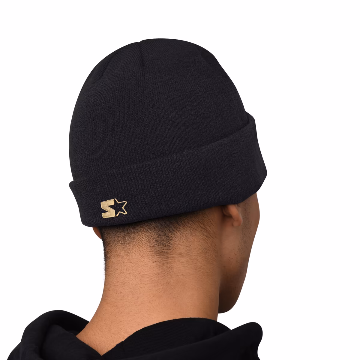Men's Starter Black New Orleans Saints Hoodie and Cuffed Knit Hat Combo Pack 6 Men's Starter Black New Orleans Saints Hoodie and Cuffed Knit Hat Combo Pack
