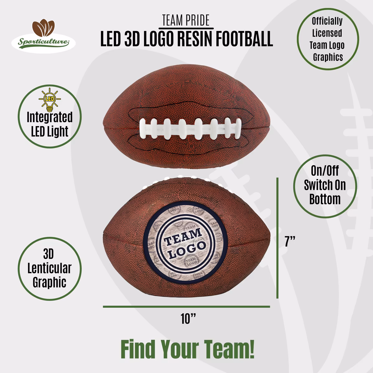 New Orleans Saints 3D Resin Footballer 6 New Orleans Saints 3D Resin Footballer